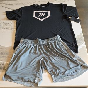 Men's Black Tee with Logo